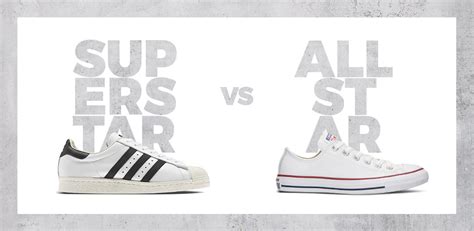 adidas superstar vs converse all star|More.